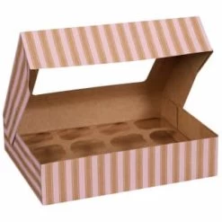 Betty Winters Large Cupcake Boxes 2pk -Home Products Store 320784 4pk cupcake boxes holds 12 pink 3