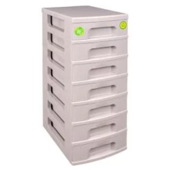 Really Useful Storage Tower 7 X 7L - Grey -Home Products Store 324438 really usefil 7x7 drawers gove grey
