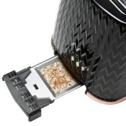 Goodmans Textured 2 Slice Toaster - Black & Rose Gold -Home Products Store 358961 goodmans textured toaster black rose gold 4