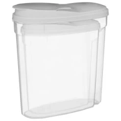 B&M Cereal Storage Container Set 2pk - Grey 10 B&M Cereal Storage Container Set 2pk - Grey -Home Products Store 368615 cereal storage set 2 pk grey 2