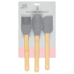 B&M Betty Winters Silicone Utensils 3pk - Grey