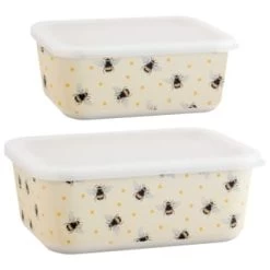 B&M Rectangular Tubs 2pk - Bees -Home Products Store 375968 2pk reuse and repurpose rectangle tubs bee 3
