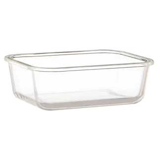 B&M Rectangular Glass Food Containers With Bamboo Lids 2pk 4 B&M Rectangular Glass Food Containers With Bamboo Lids 2pk - Image 4