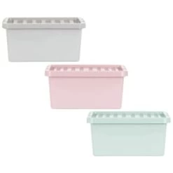B&M Storage Box With Lid 11L - Sage -Home Products Store 377031 377033 377036 11l storage box group