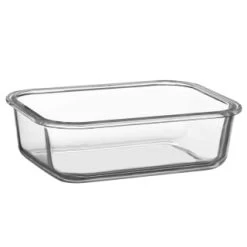 B&M Pink Glass Food Container - Large -Home Products Store 380659 glass food container pink large