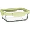 B&M Green Glass Food Container - Large