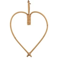 B&M Cane Heart Decoration