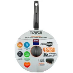 Tower Cerastone Multi-Pan 28cm 7 Tower Cerastone Multi-Pan 28cm -Home Products Store 383608 28cm cerastone multi pan