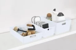 Soho Storage Tub 10 X 30 X 10cm - White -Home Products Store 384310 384319 384402 soho box white group