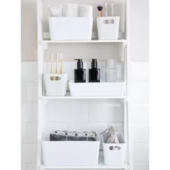 Soho Storage Tub 10 X 30 X 10cm - White -Home Products Store 384323 384402 384407 384416 soho box white group1