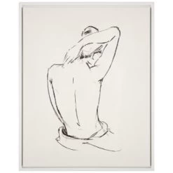 B&M Lady Figurine Canvas Print - Arm