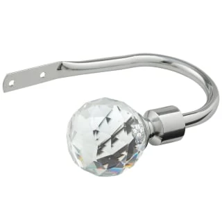 B&M Shiny Nickle Gem Curtain Hold Backs 2pk 1 B&M Shiny Nickle Gem Curtain Hold Backs 2pk