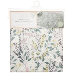 Home Products Store -Home Products Store 394453 floral wipe clean printed tablecloth 2