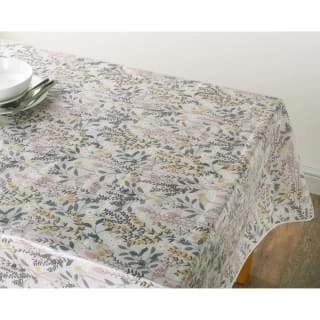 B&M Floral Wipe Clean Printed Tablecloth 132 X 178cm 1 B&M Floral Wipe Clean Printed Tablecloth 132 X 178cm