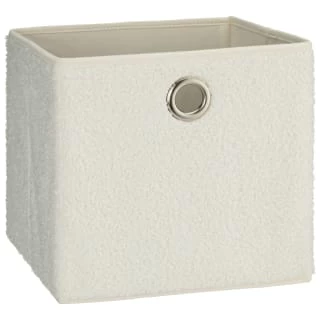Lokken Teddy Storage Cubes 2pk - Cream 1 Lokken Teddy Storage Cubes 2pk - Cream
