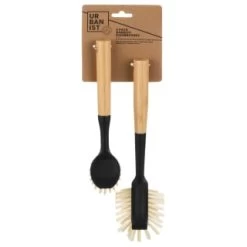 B&M Bamboo Dish Brushes 2pk -Home Products Store 397041 2pk bamboo dishbrushes